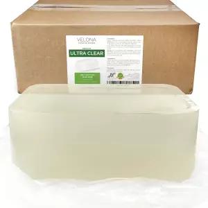 벨로나 25 LB - 울트라 클리어 멜트 앤 푸어 글리세린 비누 베이스 벌크 제조에 가장 적합한 투명 천연 바