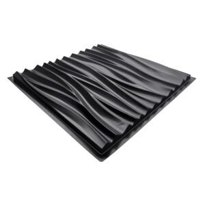 웨이브 패턴 벽 콘크리트 시멘트 석고 금형 플라스틱 스톤 타일 워크 메이커 DIY 수동 정원 잔디 경로 포장