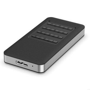 M.2 MSATA 하드웨어 레벨 암호화 외부 드라이브 인클로저 핫 스왑 가능 모바일 하드 디스크 박스 24BB