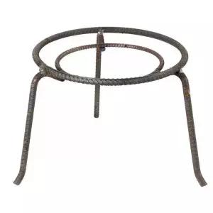 그리들 거치대 받침대 삼발이 캠핑 석쇠 솥뚜껑 소형장작걸이싱글원형 화