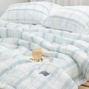 시어서커 여름 이불세트 패드 슈퍼싱글 퀸 기숙사 자취생 아이방 침구 SS Q