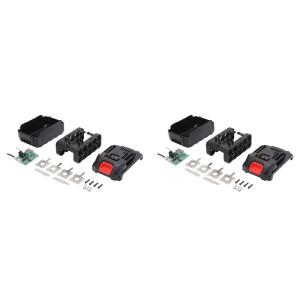 AA08-2X 전동 공구 케이스 BMS 21V 배터리 보관함 무선 전기 앵글 그라인더 절단용 18650