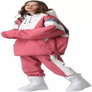 SEARIPE 여성 스키 재킷 및 바지 세트 커플 방풍 스키복 남성 방수 투피스 스노우슈트 겨울 스포츠용