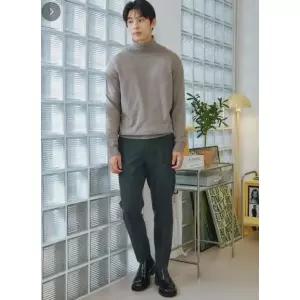 [롯데백화점]폴햄 남성 컴포트 테이퍼드 히든밴딩 슬랙스 팬츠 바지 PHE4PP1036