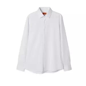 [하프클럽/에스티코]트리코트 셔츠_화이트 (슬림핏) SDSWZ31SSW