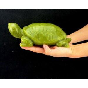 옥거북이 행운 돌장식 수험생 천연 천연장식 미니소품 공예 소품 장수 거실 8CM 장식인형