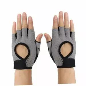 헬스장갑 메쉬여성논슬립헬스장갑등산웨이트반장갑(M)