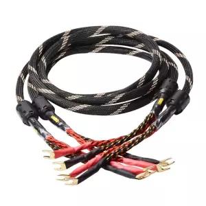 스피커 케이블 6N OFC 코어 바나나 완벽호환 고순도