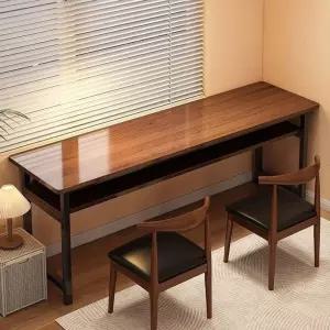 창가테이블 폭좁은책상 좁고긴탁자 선반 슬림 테이블