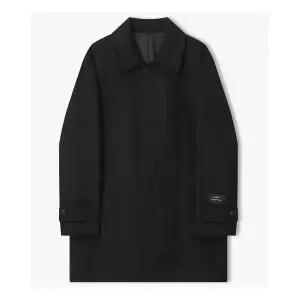 리버클래시 남성 25FW 블랙 캐시미어블렌드 하프 발마칸 코트 LLW21643 362470