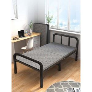 1인용 접이식침대 숙직실 캠핑침대 간병인침대 침대 스폰지형 간병인 6단 이동식