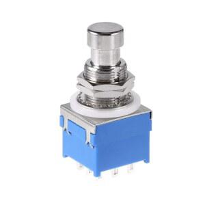 전기 기타 효과 단추 액세서리 핀 푸시 미니 풋 9 3PDT 스위치