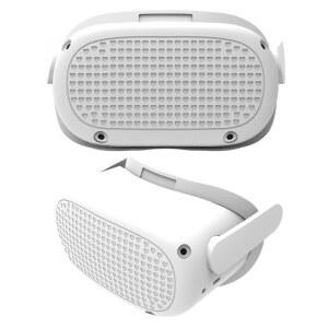 VR 헤드셋 고글 실리콘 긁힘 퀘스트 2 커버 방지 보호 기기 스마트 헤드 케이스 오큘러스 안경 용품