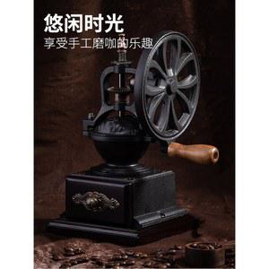 커피핸드 그라인더 전동 에스프레소 드립 커피 블랙 핸드밀 원두 가는 바리스타 클래식
