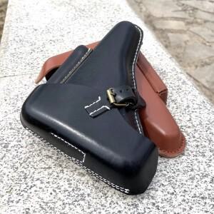 기념품 제2차 세계대전 독일 장교 가죽 루거 P08 블랙 브라운 하드쉘 홀스터 선택