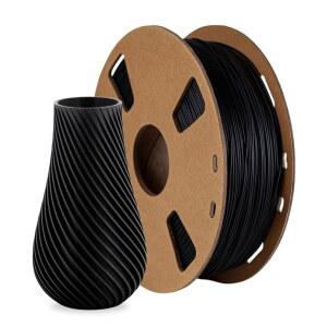 리젠, 3D 프린터 PHA 필라멘트 1.75mm - PLA보다 2배 더 강력한 바이오 기반 플라스틱, 캐나다산, 기술 부품, 가정용 액세서리 및 장식용 검은색(0.75kg)