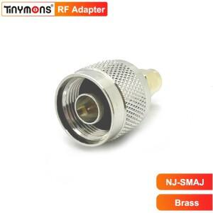 황동 N  남성 - SMA 동축 어댑터 RF CB 라디오 안테나 변환기 커넥터