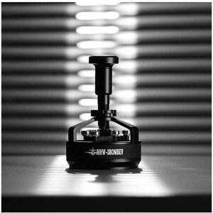 자동탬퍼 3BOMBER 범용 티타늄 에스프레소 커피침칠봉 침칠봉 회오리 58mm 파우더