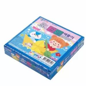 색종이 만들기 재료 20색 400매 종이접기용 아동 종이접기