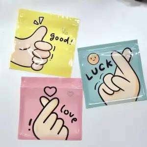 포장 학교 손가락하트 유치원 소분봉투 할로윈 브이 학원 선생님 단체 교회