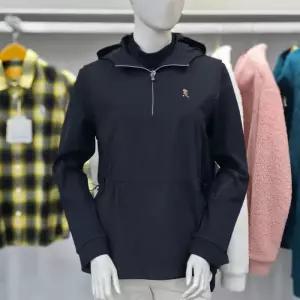 루이까스텔 FW 여성 골프 강아지 투웨이 우븐 하이브리드 후드 티셔츠 7LETS036B