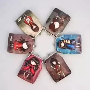 빠띠라인 수채화 일러스트 동전지갑 6종택1 W745205