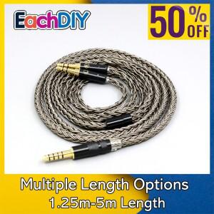 [호환품]HifiMAN 호환 Sundara Ananda HE1000se HE6se DEVA he400se Arya He-35x XS LN용 16 코어 그레이