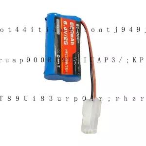 zh 6.4V 2S 650mAh HFC1450 LiFePo 배터리 5559-2P RC 자동차 트럭용 여성 플러그 없음