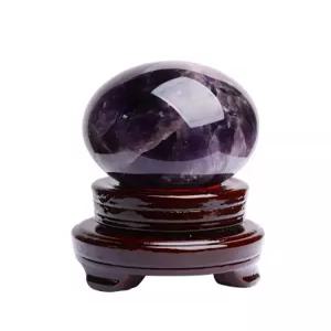 천연 자수정 힐링 스트레치 염주 치유석 보라색 탄생석 원석