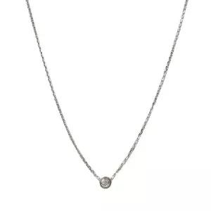 [중고명품] 다무르 다이아 1P 목걸이 미니 B7224515 5245