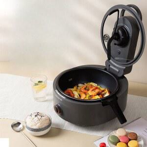 회전 화이트 롤팬 볶음밥 자동 냄비 모 볶음기 스테인레스 학교 만능팬 롤펜 만능 기계