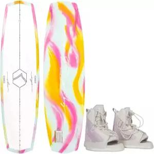 플러시 6R 바인딩이 있는 리퀴드 포스 여성용 엔젤 웨이크보드