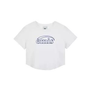 매장정품 EMIS 이미스 CHAIN STITCH T-SHIRT-WHITEBLUE m1037_1334651 955193