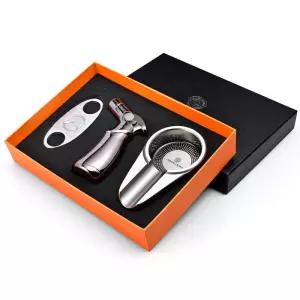 시가커터세트 재떨이 미니토치 스틸 홀더 휴대용