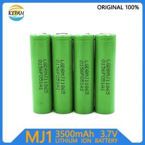 LG 호환 MJ1 3500mah 배터리 용 손전등 100% 새 원본 3.7V 3500 mAh 18650 리튬 충전지