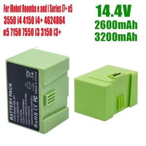 PURFIELD 14.4V 2600mAh/3200MAH i7 배터리 교체 iRobot Roomba e & i 시리즈 e5 7150 i3+ i4 부품