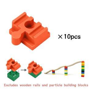10pcs Universal Wooden Tracks Connectors Accessories Big Size Adapters fit for Brand