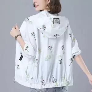 은창)리프 패턴 무드 아노락 바람막이 집업 점퍼 여름