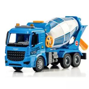 유아 대형 레미콘 믹서 트럭 불빛 소리 중장비 장난감 아이 아동완구 건설차량