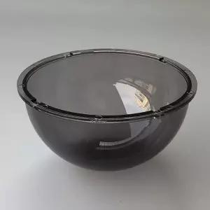 3.3 인치 소형 연기 색상 HD 돔 커버 보안 CCTV 카메라 보호 커버 방수 소형 반구 렌즈 캡 85mm x 45mm