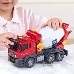 유아 불빛 효과음 소리나는 대형 레미콘 중장비 장난감 어린이선물 아동완구 아이