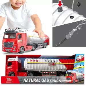 유아 특대형 물나오는 탱크로리 가스운반 트럭 장난감 어린이완구 공사장놀이