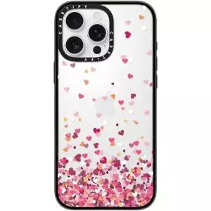 CASETiFY 아이폰 16 프로 맥스 컴팩트 케이스 [경량 / 1.2m 낙하 충격 2배 강화 슬림핏] - 컨페티 하트 투