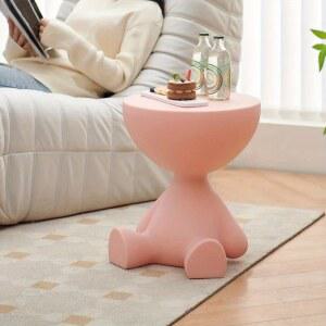 거실용 수납 공간이 있는 사이드 테이블 현대적인 원형 소파 탈착식 트레이 상단이 침실 스탠드