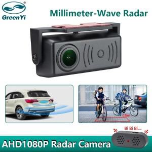 밀리미터파 레이더 자동차 후방 카메라 AHD1080P 주차 센서 165 °   설치가 용이한 사각지대 동작 감지 역