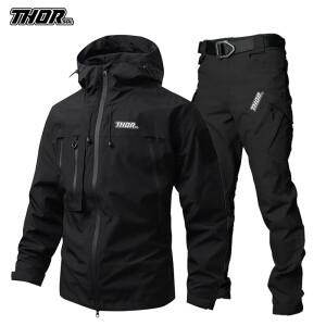 THORSOL Complete Cycling Jacket MTB 바지 세트 산악 자전거 의류 방수 Chubasquero
