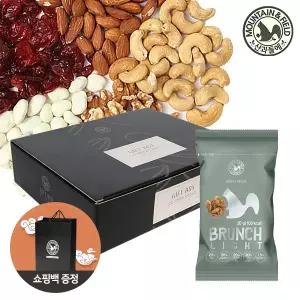 산과들에 130금순차출고산과들에하루견과 브런치라이트 50입 선물세트 쇼핑백 378921