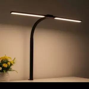 클램프형 EEM127S4 책상 루나트 화이트 조명 스탠드 블랙 LED