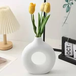 도자기 화병 인테리어 세라믹 꽃병 화화병