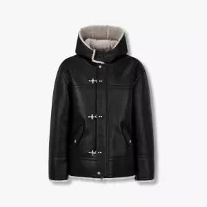 스튜디오 톰보이 [MEN] 파이어맨 디테일 신세틱레더 후드 점퍼_9155461133